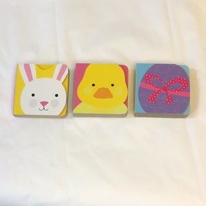 COPY - 🍀2/10.00🍀 set of 3 hand held Easter board books , 2 like new, 1 teething…